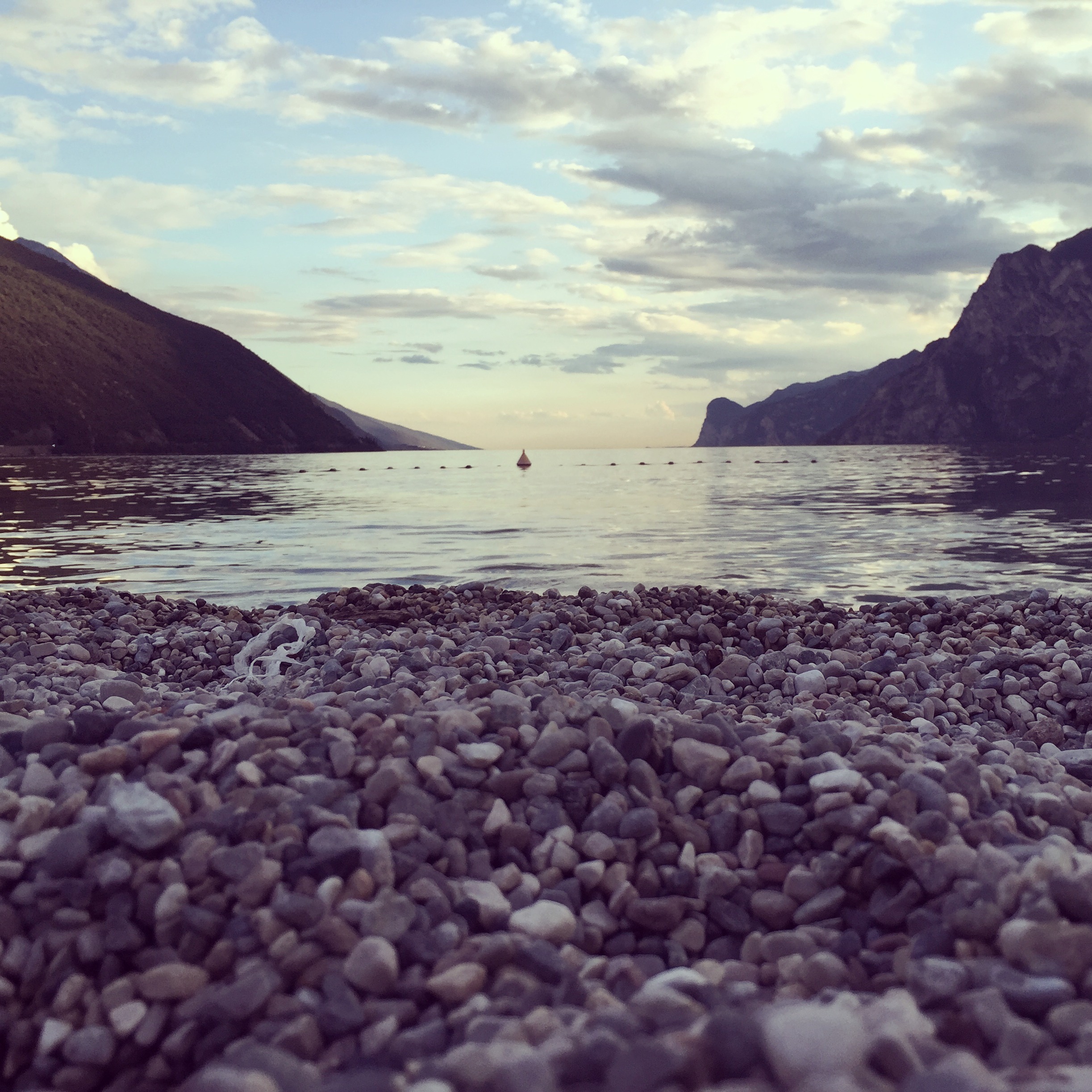 Gradska plaža na jezeru Garda