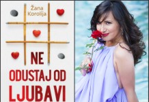 Promocija knjige NE ODUSTAJ OD LJUBAVI Žane Korolije u utorak, 29. septembra