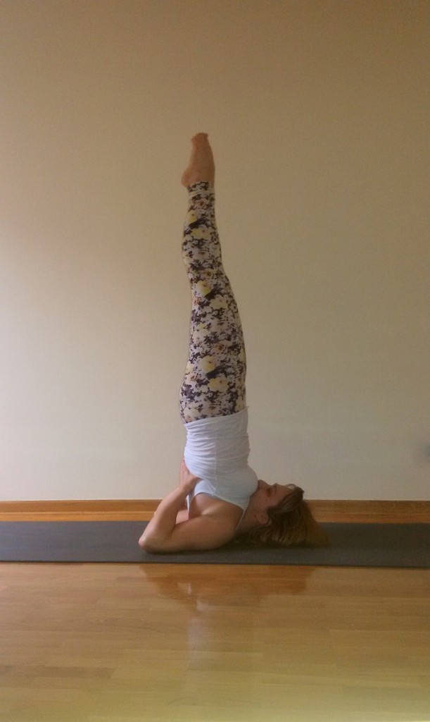 saralamba sarvangasana