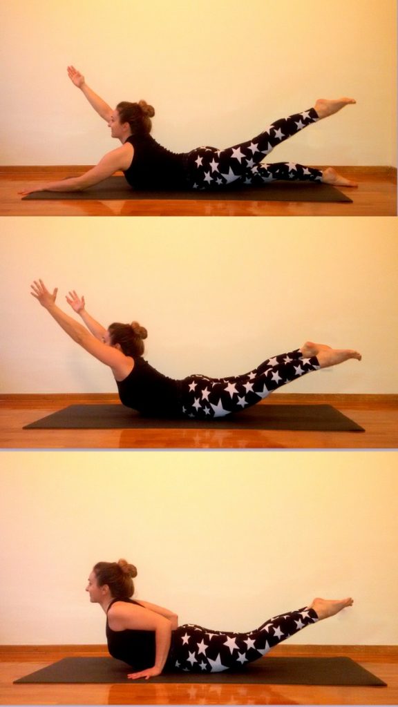 shalabhasana i varijacije