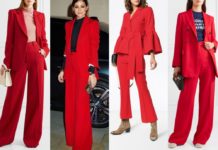 Modni hit: Crveno odelo sa pantalonama