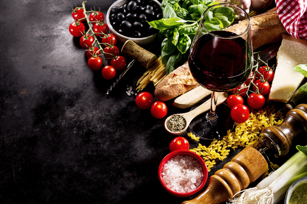 Pasta background photo created by valeria_aksakova - www.freepik.com